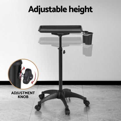 Embellir Tools > Tools Storage > Utility Trolleys Embellir Salon Trolley Cart Spa Beauty Rolling Tray Hairdressing Storage 5-wheel