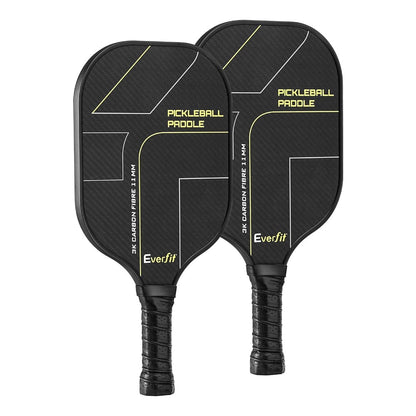 Everfit Baby & Kids > Baby & Kid's Toys > Outdoor Play Equipment Everfit 2PCS Pickleball Paddles Set Outdoor Pickle Balls Rackets with Cover Bag Training