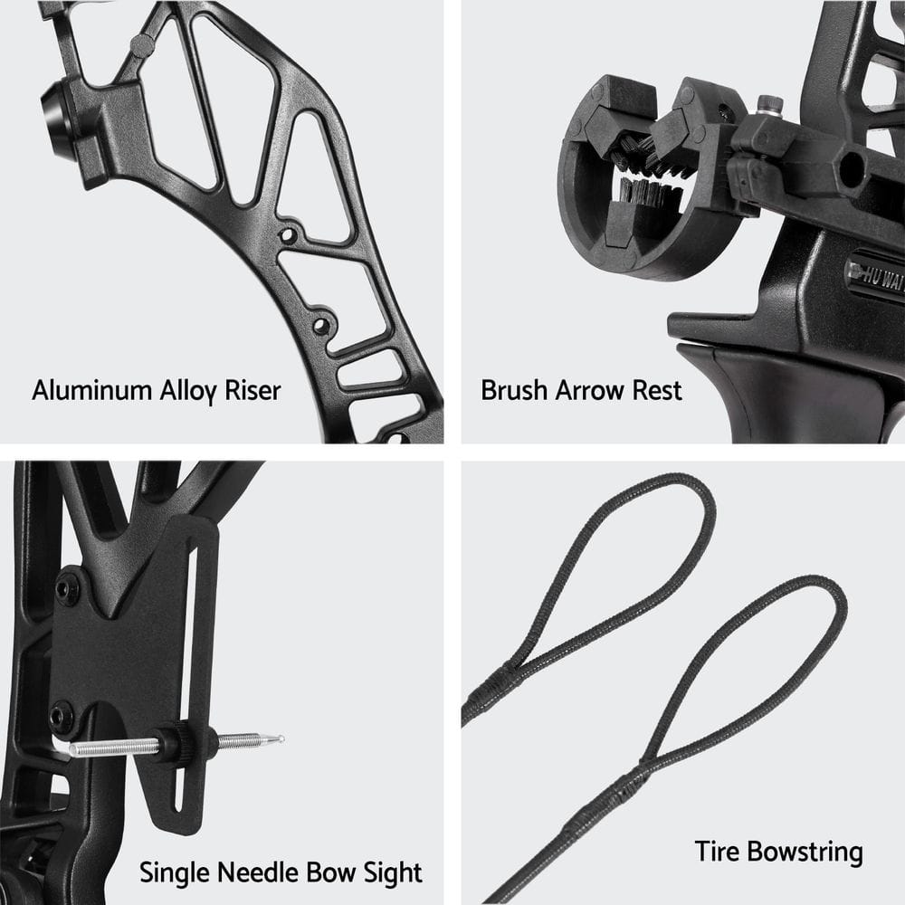Everfit Baby & Kids > Baby & Kid's Toys > Outdoor Play Equipment Everfit 55lbs Bow Arrow Set Recurve Takedown Archery Hunting for Beginner Red