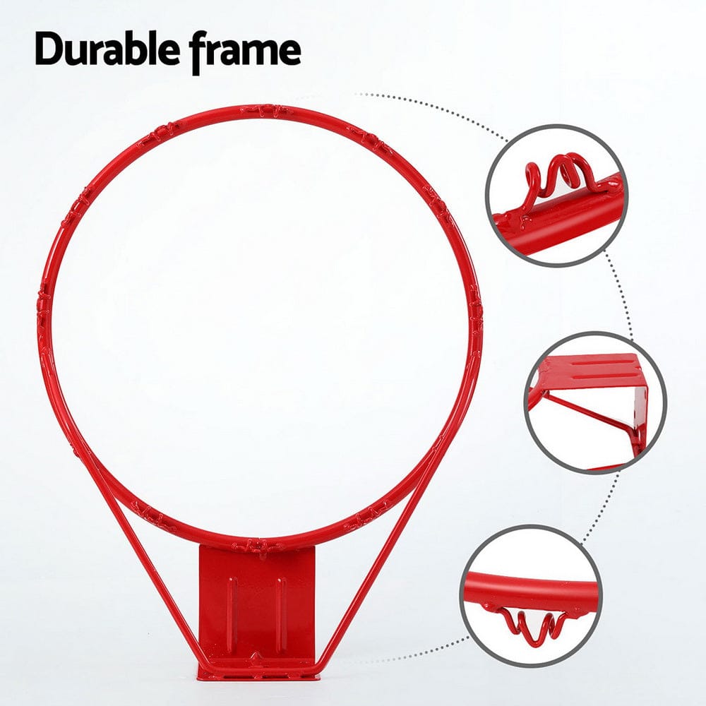 Everfit Baby & Kids > Baby & Kid's Toys > Outdoor Play Equipment Everfit Basketball Ring Hoop Rim Goal Net 45CM