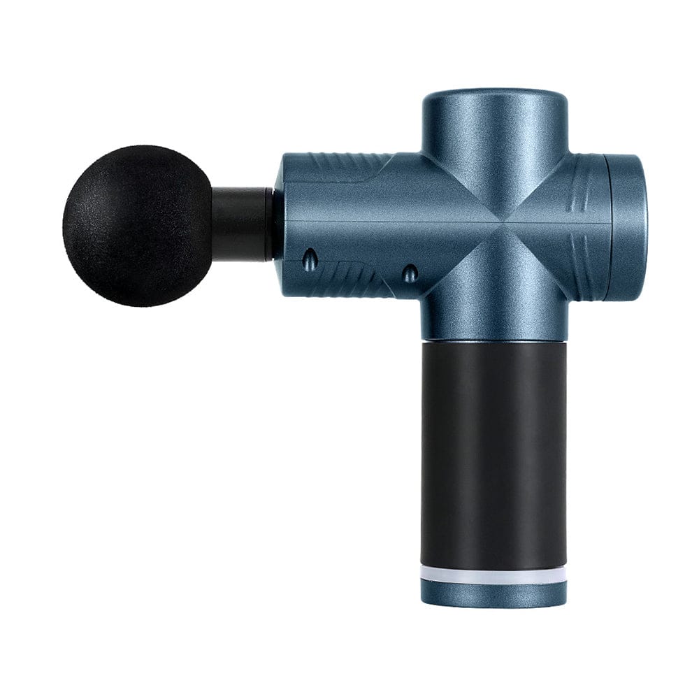 Everfit Health & Beauty > Massage & Relaxation > Massagers Everfit 30 Speed Massage Gun 4 Heads Vibration Muscle Massager Chargeable Blue