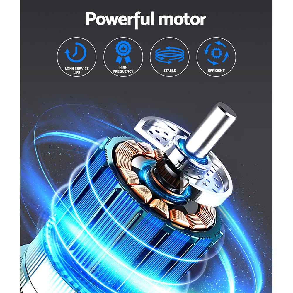 Everfit Health & Beauty > Massage & Relaxation > Massagers Everfit 30 Speed Massage Gun 4 Heads Vibration Muscle Massager Chargeable Blue