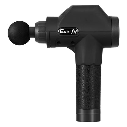 Everfit Health & Beauty > Massage & Relaxation > Massagers Everfit Massage Gun 30 Speed 8 Heads Chargeable Black