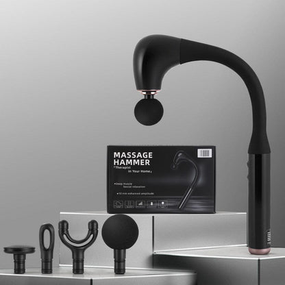 Everfit Health & Beauty > Massage & Relaxation > Massagers Everfit Massage Gun U-shaped Extended Handle Percussion Massager 4 Heads