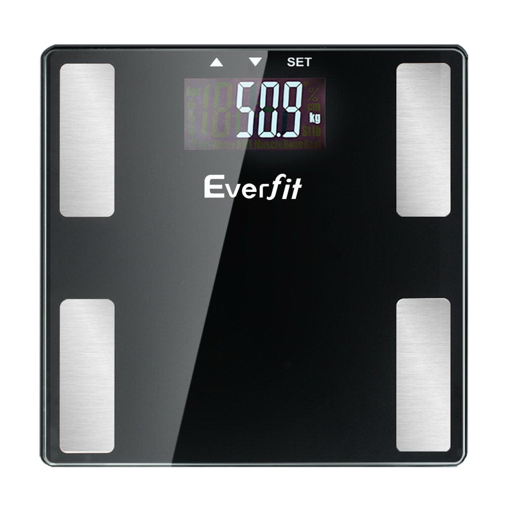 Everfit Home & Garden > Scales > Bathroom Scales Everfit Body Fat Bathroom Scale Weighing Wireless Bluetooth Gym 180KG