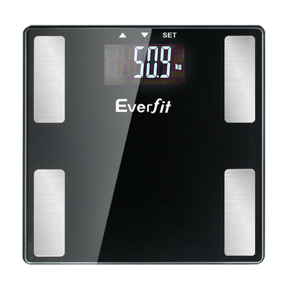 Everfit Home & Garden > Scales > Bathroom Scales Everfit Body Fat Bathroom Scale Weighing Wireless Bluetooth Gym 180KG