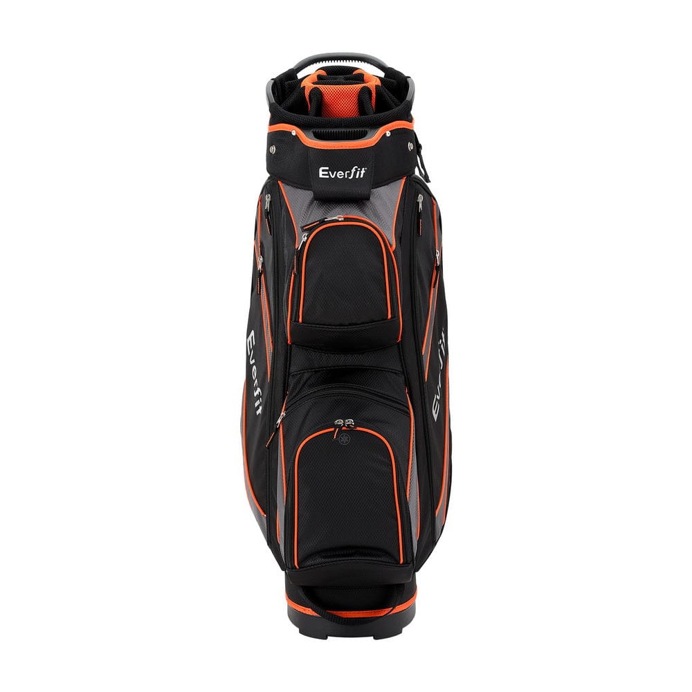 Everfit Home & Garden > Travel > Duffel Bags Everfit 14 Ways Dividers Golf Bag Stand Insulated Carry Bag Zippered Rain Cover