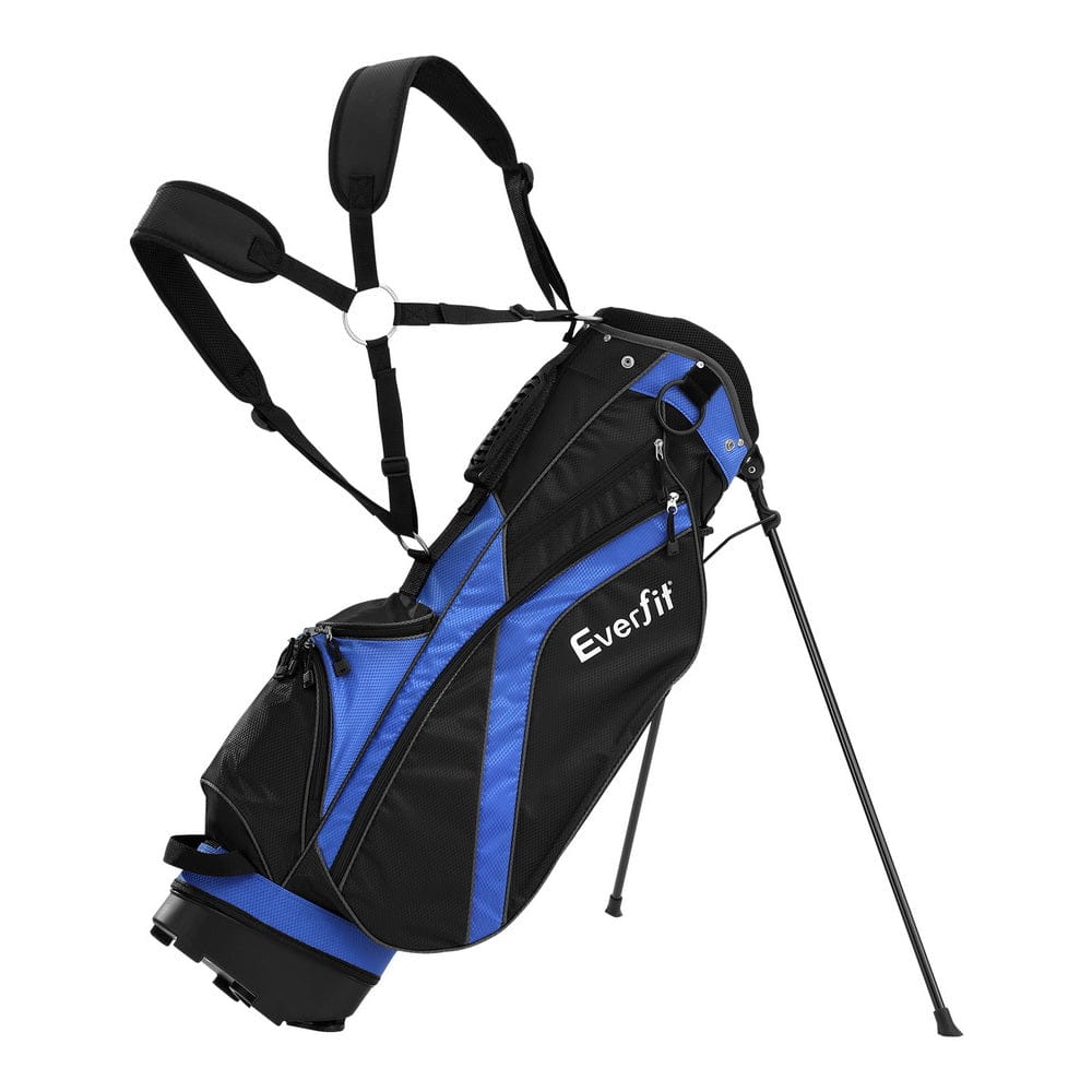 Everfit Home & Garden > Travel > Duffel Bags Everfit 6 Way Dividers Golf Bag Stand Insulated Carry Bag Zippered Rain Cover