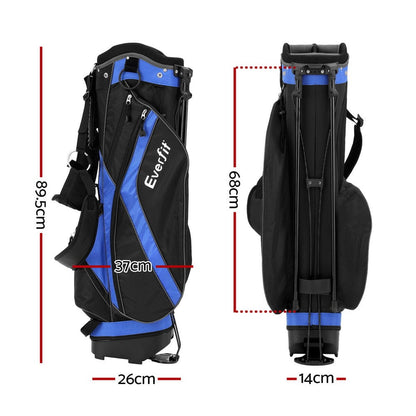 Everfit Home & Garden > Travel > Duffel Bags Everfit 6 Way Dividers Golf Bag Stand Insulated Carry Bag Zippered Rain Cover
