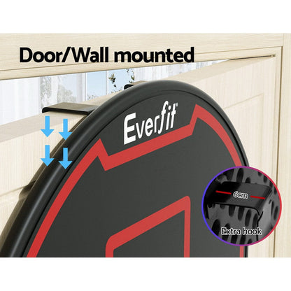 Everfit Sports & Fitness > Ball Sports > Basketball & Basketball Accessories Everfit 38" Basketball Hoop Backboard Door Wall Mounted Ring Net Sports Kids