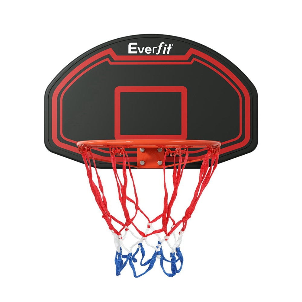 Everfit Sports & Fitness > Ball Sports > Basketball & Basketball Accessories Everfit 38" Basketball Hoop Backboard Door Wall Mounted Ring Net Sports Kids