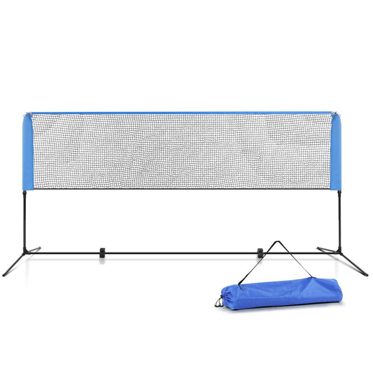 Everfit Sports & Fitness > Ball Sports > Basketball & Basketball Accessories Everfit 3m Badminton Tennis Net Portable Volleyball Kit Adjustable Height