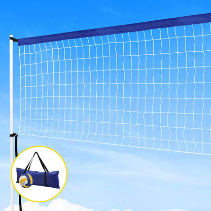 Everfit Sports & Fitness > Ball Sports > Basketball & Basketball Accessories Everfit 6M Portable Volleyball Net Set Adjustable Height Multi-Sport Net with Ball and Bag