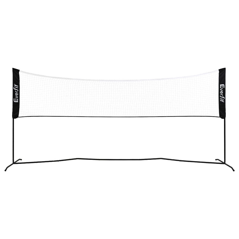 Everfit Sports & Fitness > Ball Sports > Netball & Netball Accessories Everfit 3.6M Badminton Tennis Net Portable Volleyball Kit Adjustable Height