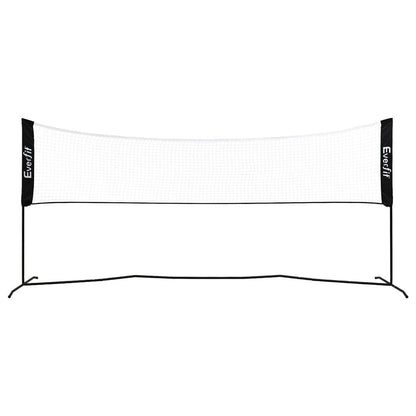 Everfit Sports & Fitness > Ball Sports > Netball & Netball Accessories Everfit 3.6M Badminton Tennis Net Portable Volleyball Kit Adjustable Height