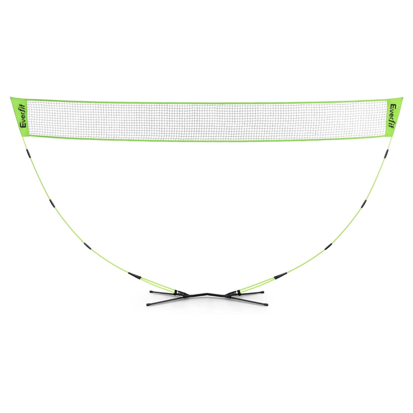 Everfit Sports & Fitness > Ball Sports > Netball & Netball Accessories Everfit 3M Badminton Tennis Net Portable Volleyball Kit Yellow