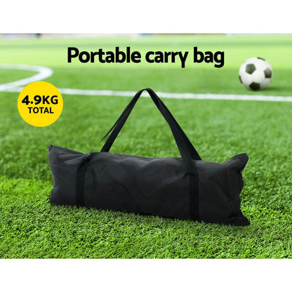 Everfit Sports & Fitness > Ball Sports > Soccer & Soccer Accessories Everfit 1.8m Football Soccer Net Portable Goal Net Training 3 Target Zone