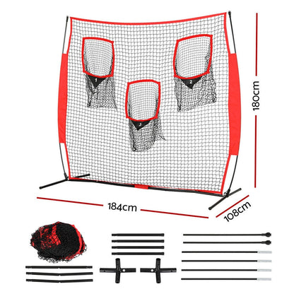 Everfit Sports & Fitness > Ball Sports > Soccer & Soccer Accessories Everfit 1.8m Football Soccer Net Portable Goal Net Training 3 Target Zone