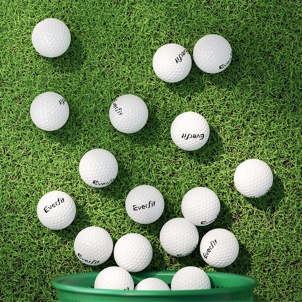 Everfit Sports & Fitness > Ball Sports > Soccer & Soccer Accessories Everfit 12Pcs Golf Ball Set Reusable Distance Golf Balls Practice Training