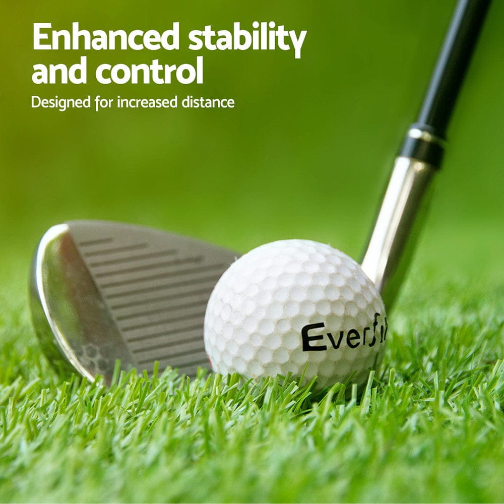 Everfit Sports & Fitness > Ball Sports > Soccer & Soccer Accessories Everfit 12Pcs Golf Ball Set Reusable Distance Golf Balls Practice Training