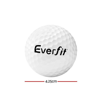 Everfit Sports & Fitness > Ball Sports > Soccer & Soccer Accessories Everfit 12Pcs Golf Ball Set Reusable Distance Golf Balls Practice Training