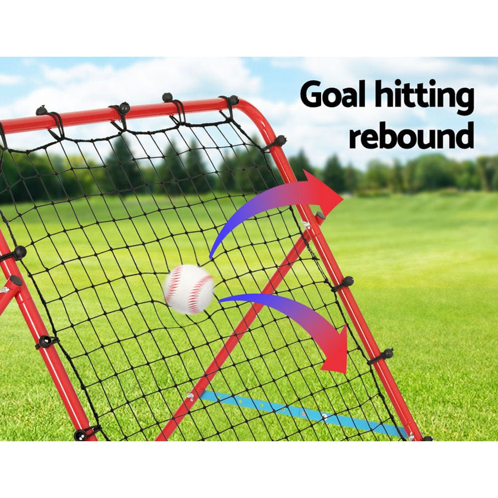 Everfit Sports & Fitness > Ball Sports > Soccer & Soccer Accessories Everfit Baseball Soccer Net Rebounder Football Goal Net Sports Training Aid