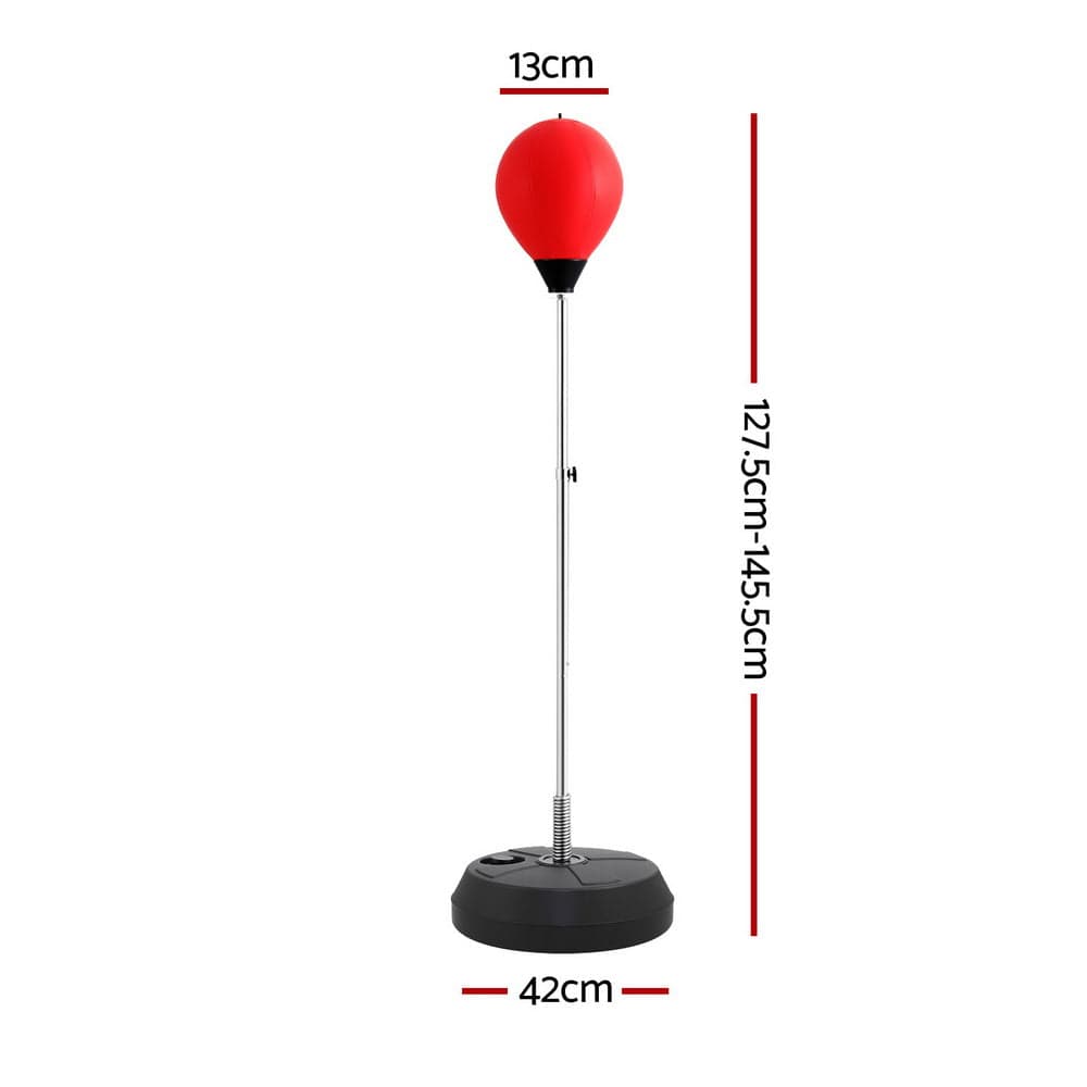 Everfit Sports & Fitness > Exercise, Gym & Fitness > Boxing & Martial Arts Everfit Adult Punching Bag Stand 150cm Adjustable Freestanding with Gloves and Pump