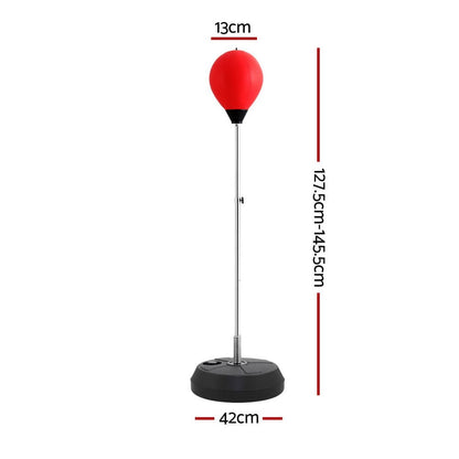 Everfit Sports & Fitness > Exercise, Gym & Fitness > Boxing & Martial Arts Everfit Adult Punching Bag Stand 150cm Adjustable Freestanding with Gloves and Pump