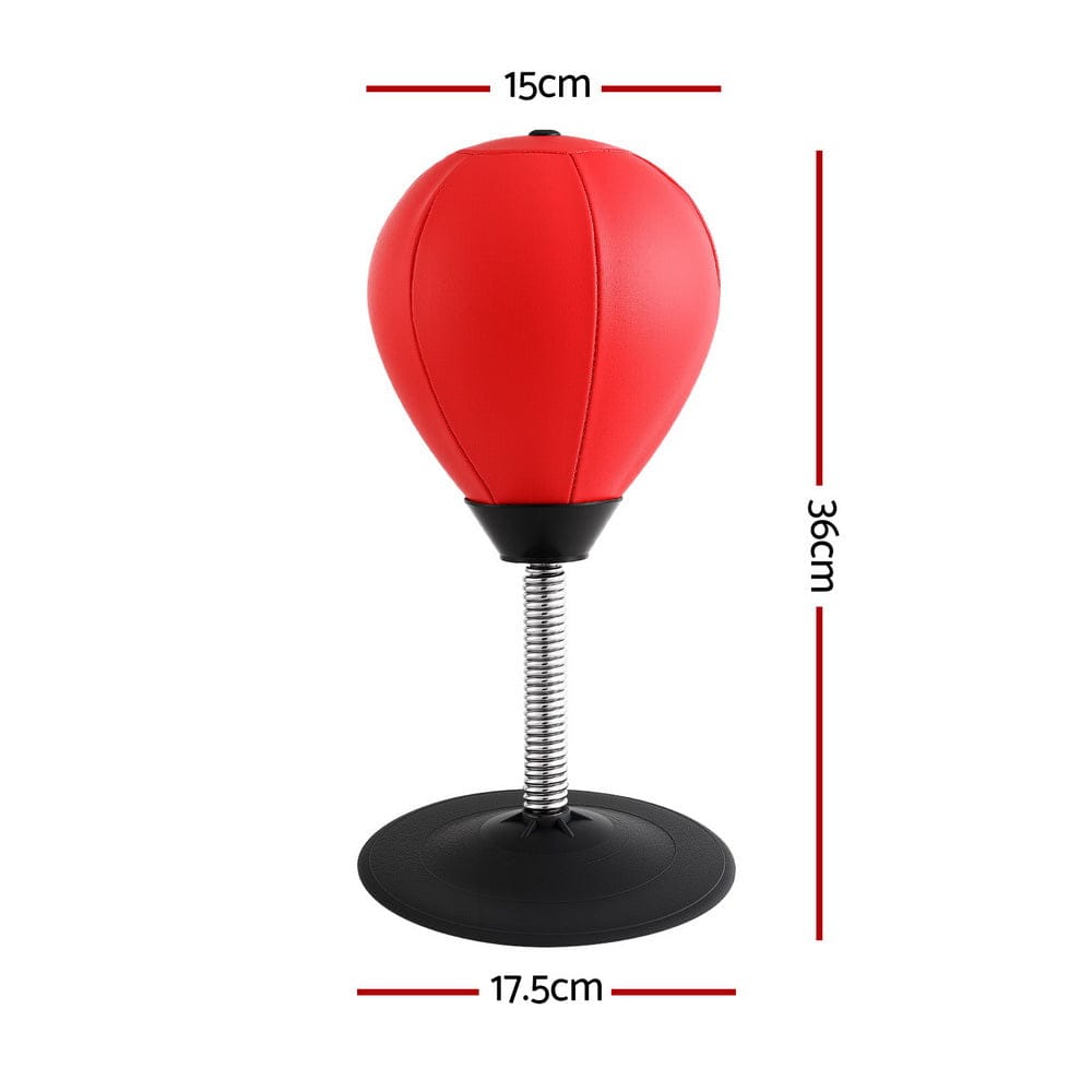 Everfit Sports & Fitness > Exercise, Gym & Fitness > Boxing & Martial Arts Everfit Desktop Punching Boxing Bag Stand Set with Pump Swivel Speed Balls