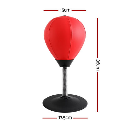 Everfit Sports & Fitness > Exercise, Gym & Fitness > Boxing & Martial Arts Everfit Desktop Punching Boxing Bag Stand Set with Pump Swivel Speed Balls