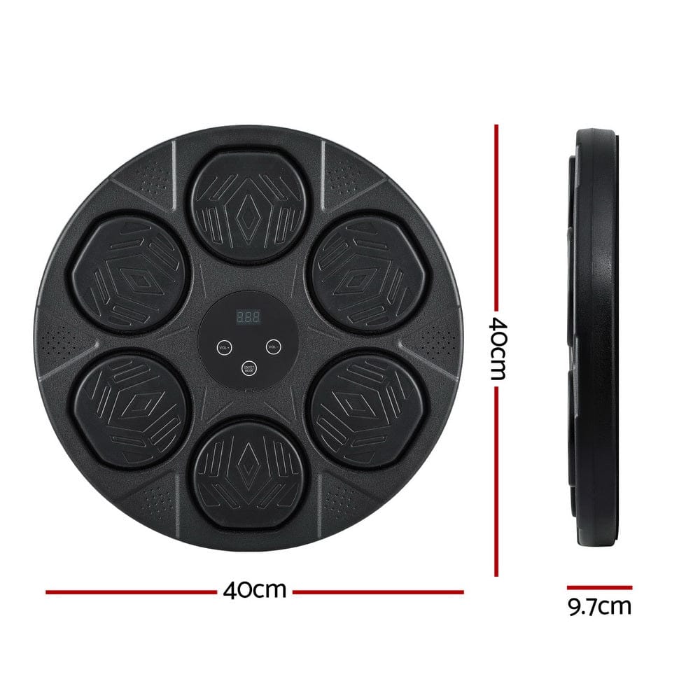 Everfit Sports & Fitness > Exercise, Gym & Fitness > Boxing & Martial Arts Everfit Music Boxing Machine Bluetooth Wall-Mounted Punch Target with LED Display & Gloves