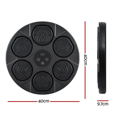 Everfit Sports & Fitness > Exercise, Gym & Fitness > Boxing & Martial Arts Everfit Music Boxing Machine Bluetooth Wall-Mounted Punch Target with LED Display & Gloves