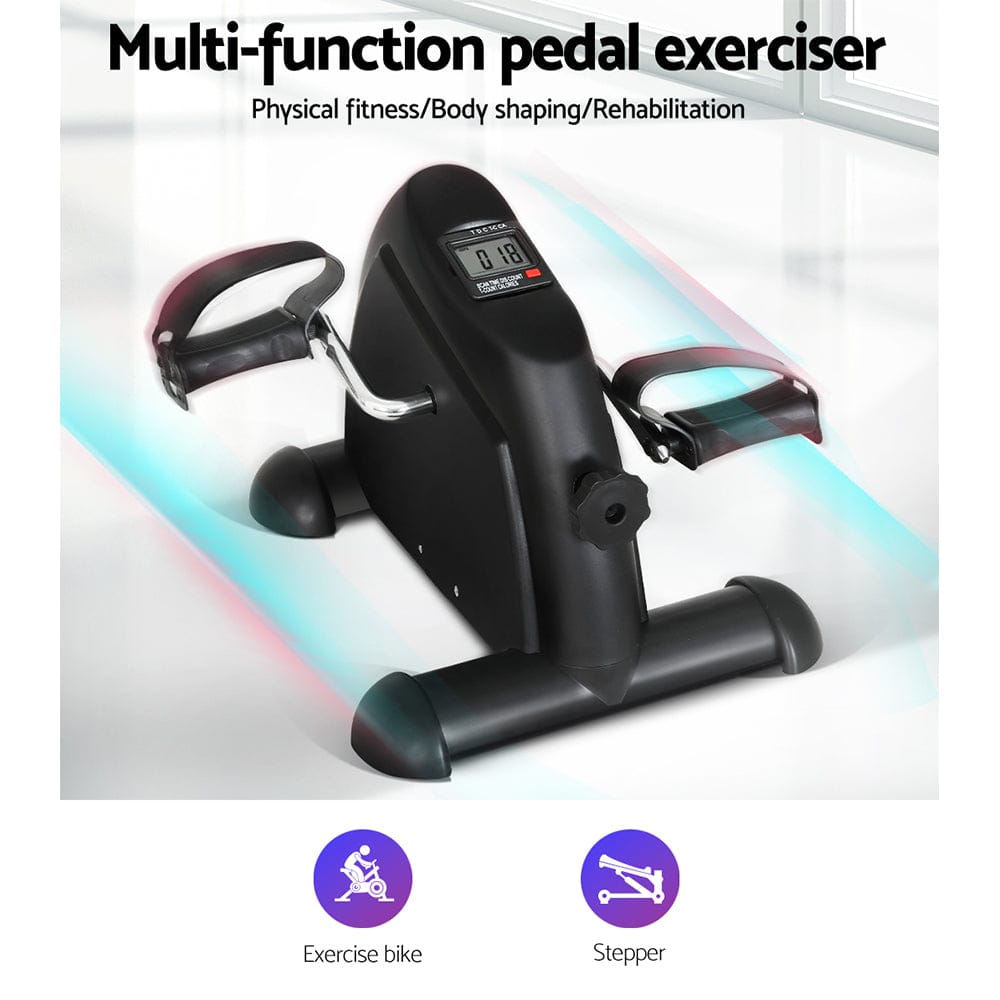 Everfit Sports & Fitness > Exercise, Gym & Fitness > Exercise Bikes Everfit Pedal Exerciser Mini Exercise Bike Cross Trainer Under Desk Bike