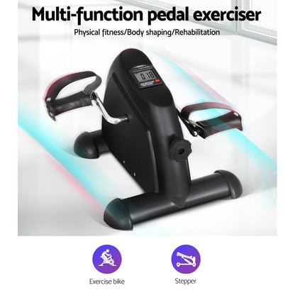 Everfit Sports & Fitness > Exercise, Gym & Fitness > Exercise Bikes Everfit Pedal Exerciser Mini Exercise Bike Cross Trainer Under Desk Bike