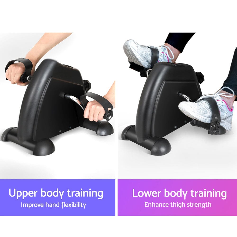 Everfit Sports & Fitness > Exercise, Gym & Fitness > Exercise Bikes Everfit Pedal Exerciser Mini Exercise Bike Cross Trainer Under Desk Bike