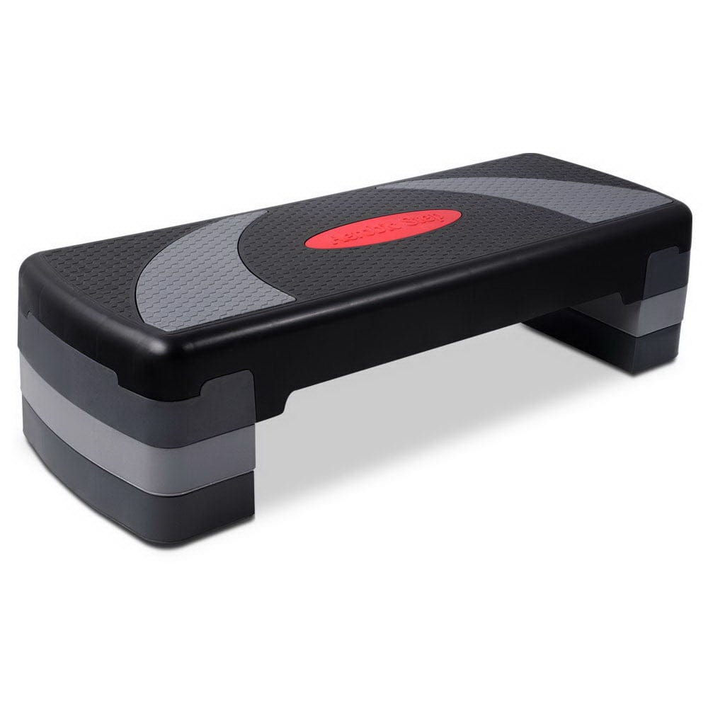 Everfit Sports & Fitness > Exercise, Gym & Fitness > Gym & Training Step Everfit 3 Level Aerobic Step Exercise Stepper 78cm Gym Home Fitness