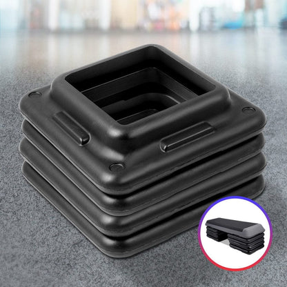 Everfit Sports & Fitness > Exercise, Gym & Fitness > Gym & Training Step Everfit 4X Aerobic Step Riser Exercise Stepper Block Gym Home Fitness