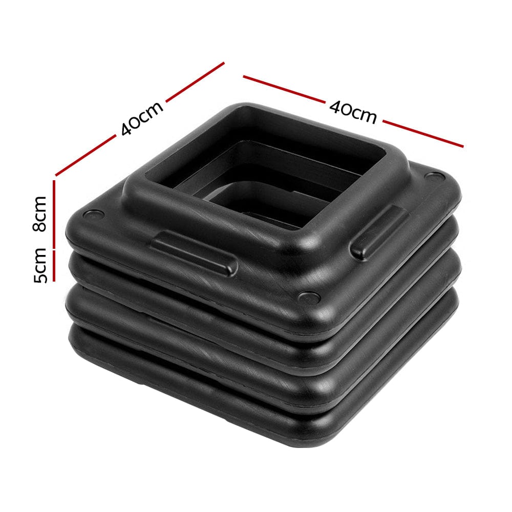 Everfit Sports & Fitness > Exercise, Gym & Fitness > Gym & Training Step Everfit 4X Aerobic Step Riser Exercise Stepper Block Gym Home Fitness