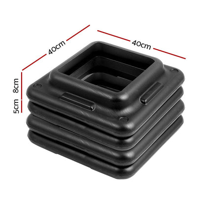 Everfit Sports & Fitness > Exercise, Gym & Fitness > Gym & Training Step Everfit 4X Aerobic Step Riser Exercise Stepper Block Gym Home Fitness