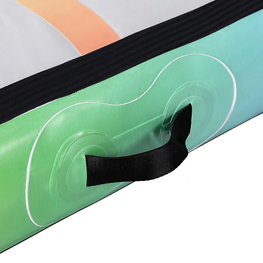Everfit Sports & Fitness > Exercise, Gym & Fitness > Gymnastics Everfit 1m Air Track Mat Inflatable Gymnastics Tumbling Mat Colourful