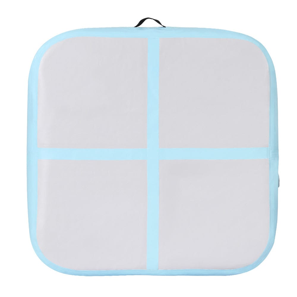 Everfit Sports & Fitness > Exercise, Gym & Fitness > Gymnastics Everfit 1m Air Track Mat Inflatable Gymnastics Tumbling Mat W/ Pump Mint Green