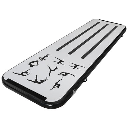 Everfit Sports & Fitness > Exercise, Gym & Fitness > Gymnastics Everfit 3M Air Track Gymnastics Tumbling Mat Exercise Cheerleading Unique Black