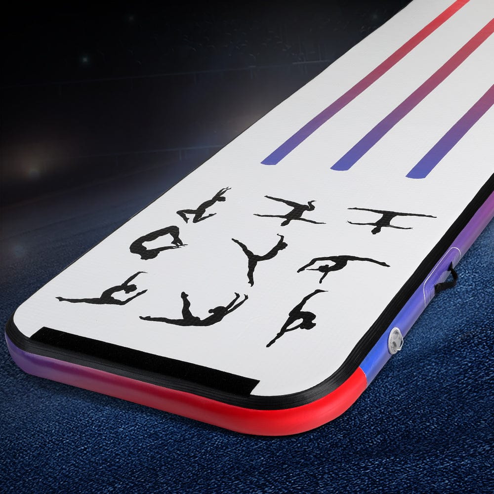 Everfit Sports & Fitness > Exercise, Gym & Fitness > Gymnastics Everfit 3M Air Track Gymnastics Tumbling Mat Exercise Cheerleading Unique Style
