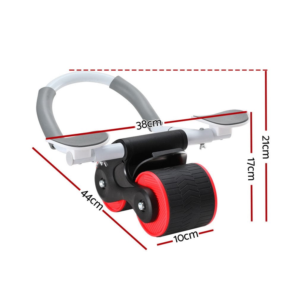 Everfit Sports & Fitness > Exercise, Gym & Fitness > Gymnastics Everfit Ab Roller Automatic Rebound Abdominal Wheel with Knee Pad Home Gym Sport