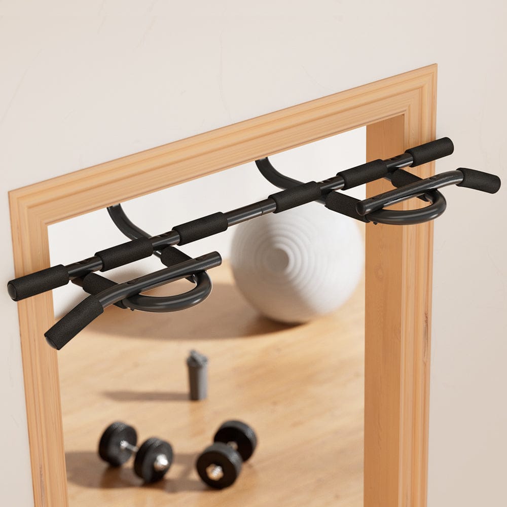 Everfit Sports & Fitness > Exercise, Gym & Fitness > Gymnastics Everfit Pull Up Bar 104CM Doorway Chin Up Horizontal Bar Gym