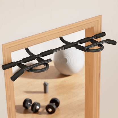 Everfit Sports & Fitness > Exercise, Gym & Fitness > Gymnastics Everfit Pull Up Bar 104CM Doorway Chin Up Horizontal Bar Gym