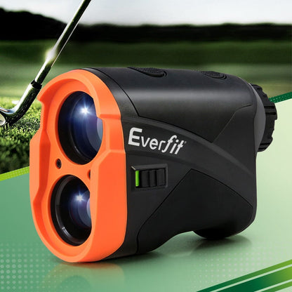 Everfit Sports & Fitness > Golf > Golf Accessories Everfit 700M Golf Rangefinder Slope On/Off Vibration Alert Orange