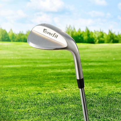 Everfit Sports & Fitness > Golf > Golf Accessories Everfit Golf Clubs Right Handed Golf Wedges Driver Rubber Steel 60 Degree
