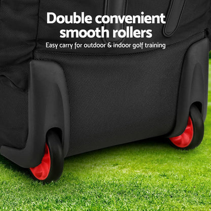 Everfit Sports & Fitness > Golf > Golf Accessories Everfit Golf Travel Bags for Airlines with Wheels Golf Clubs Hard Case Foldable