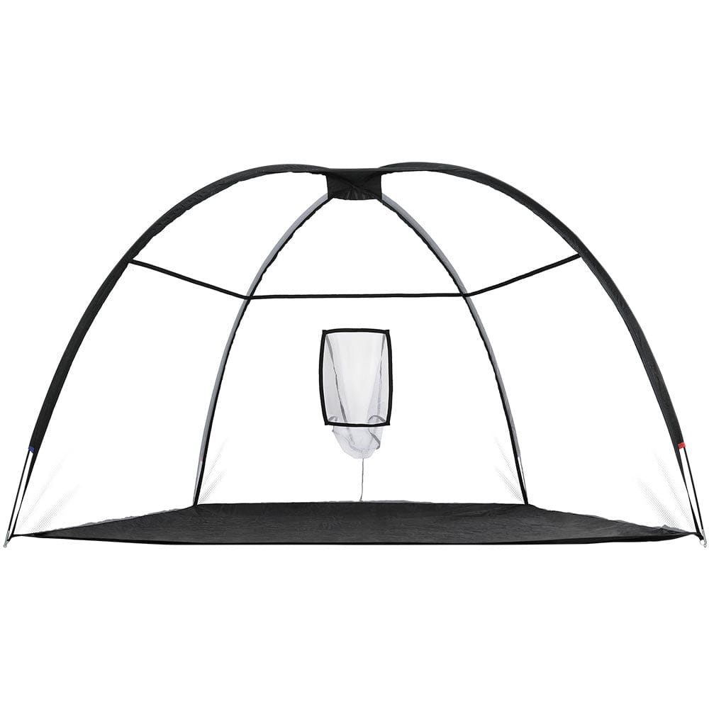 Everfit Sports & Fitness > Golf > Golf Training Aids Everfit 3.5m Golf Practice Net Portable Training Aid Driving Target Tent Black